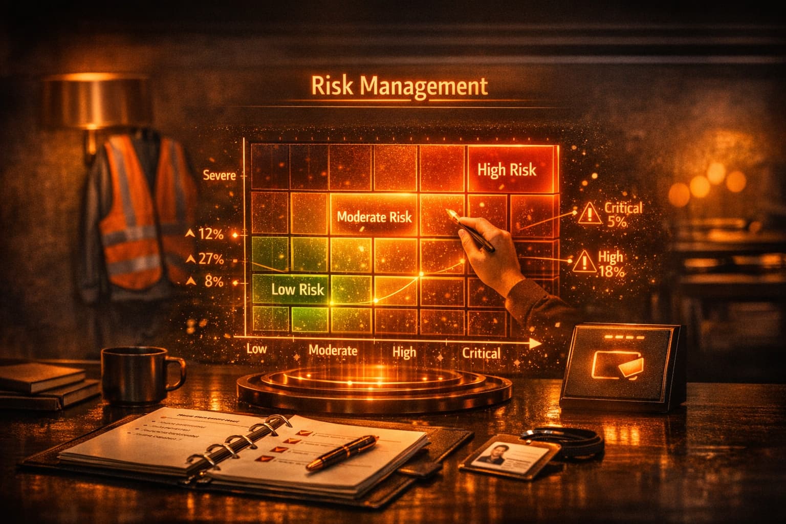 Risk assessment dashboard